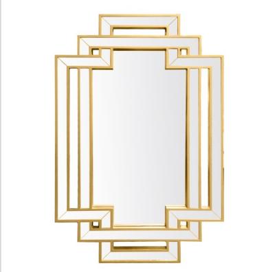 China Handcrafted Home Decor Frame Wall Mirrors Unique Design Wall Mirror Hallway Mirror for sale