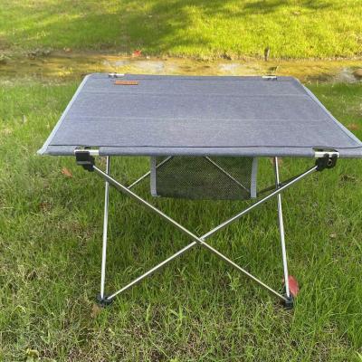 China Naturtravel Folding Picnic Table Modern Outdoor Portable Camping Desk Aluminum Table For Picnic Hiking Beach Camping Table Small Size for sale