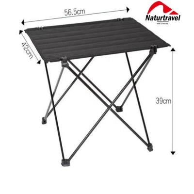 China Naturtravel Modern Portable Lightweight Aluminum Collapsible Table Korea Dining Table Korea Picnic Folding Folding Picnic Tables for sale