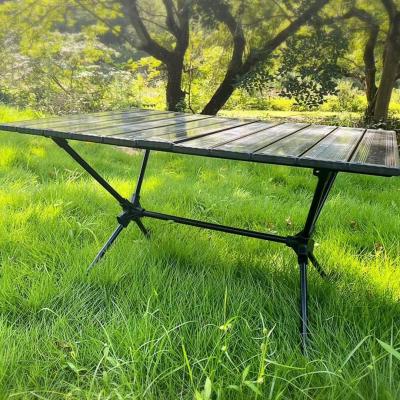 China Naturtravel Folding Picnic Table Modern Outdoor Portable Camping Desk Aluminum Table For Picnic Hiking Beach Camping Table for sale