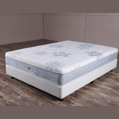 China Cooling 10 Years Warranty Big Bad Side Pocket Sprung Latex Mattress Double Bed for sale