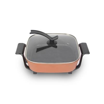 China Non-stick coating electric pan multi-function electric pizza pan for sale