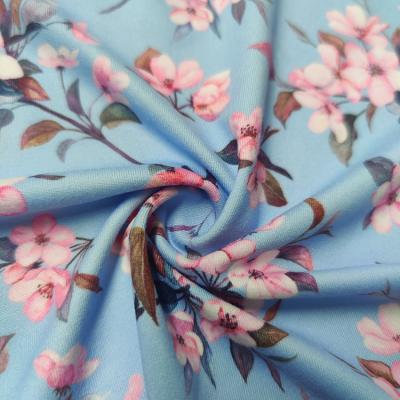 China 95% Cotton 5% Spandex Organic Hot Selling Custom Digital Printing Knit Fabric for sale