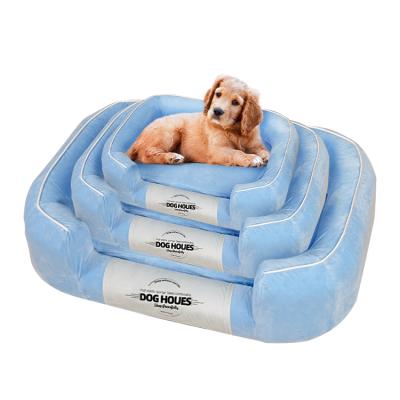 China Removable Cover Atopy OEM ODM Other Memory Foam Pet Beds Fluffy Orthopedic Dog Sofa Bed for sale