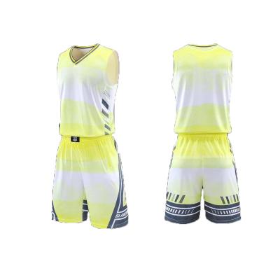 China Custom Made Sublimated Antibacterial Basketball Tank Top Heat Design Basketball Uniform for sale