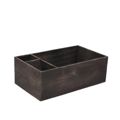 China Multifunctional Rectangle Environmentally Friendly Wooden Eco-Friendly Storage Box For Kitchen Living Room Office Clothing for sale