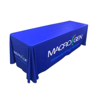 China Custom Fitted Waterproof Table Cover Fast Delivery For Exhibition Fair Event , Trade Show Events Waterproof Table Cloth for sale