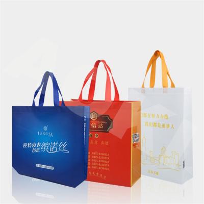 China Custom Hot Selling Cheap Eco - Friendly Bag Handled Nonwoven Matt Laminated Customer , rpet Laminated Bag for sale