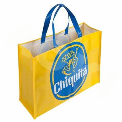 China Custom Full Color Printing Handled Eco Friendly Laminated Shopping Bag,Laminated Woven Bag,Laminate Gift Bags On Sale for sale