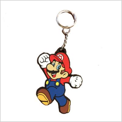 China High Performance Rubber High Quality Custom Promotion Soft Rubber Key Chain for sale