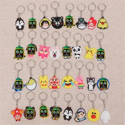 China Rubber Soft PVC Custom Design Rubber Key Chain 3d Logo Key Chain for sale