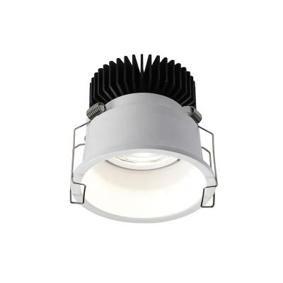 China Custom Deep Anti Glare Anti Glare Spot Light Ceiling Recessed Commercial Mini Spotlight Round 5W 7W 9W 12W 15W 20W Spotlight Led Spot Light for sale