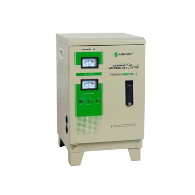 China To stabilize the input voltage automatically MINGCH 5Kv single phase AVR automatic voltage stabilizer regulator for sale