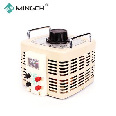 China Tdgc2 3kva Single Phase Contact Adjustable Voltage Regulator from TDGC2 MINGCH China Supplier for sale