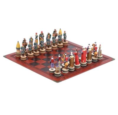 China Deluxe Resin Ottoman Theme Resin Chess Set for sale