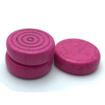 China Stone Checkers Colored Stone Round Color Game Pieces for sale