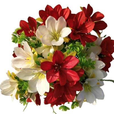 China Wholesale Silk Bouquet Eco-friendly DIY Artificial Flower For Wedding Or Gift Decoration Festival for sale