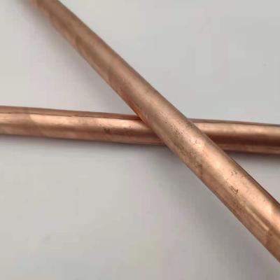 China Earth rod pure copper ground rod solid copper earth rod en venta