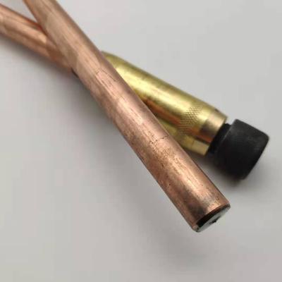 China China Manufacturer Threaded Rod Connectors Copper Earth Rod Accessories Coupler en venta