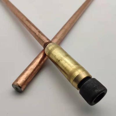 Cina bundle 10pcs Brass Ground Rod clamp underground wire connector earth rod clamp in vendita