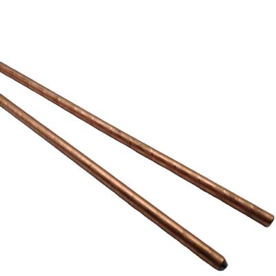 중국 custom sizes Copper Clad Ground Rod Telescopic  Copper Bonded Clad Steel Earth Rod 판매용