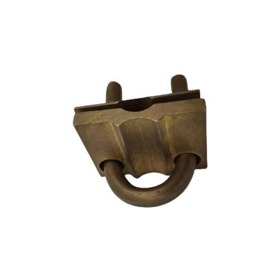 China U clamp structure and earth cable clampearth  cable rod clamp with high quality for sale