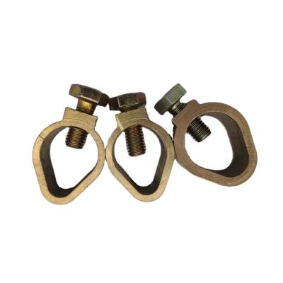 China manufacture Brass Clamp Both Bolt Cable Clamp for Ground Rod Connector good quality for sale