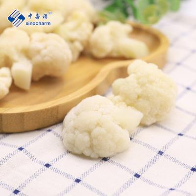 China IQF Frozen Vegetable Frozen White Cauliflower Cut Stem With BRC Certified for sale