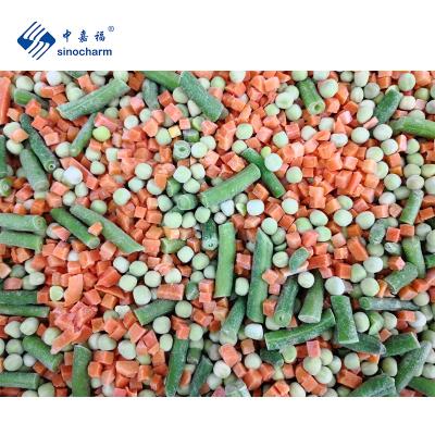 China Sinocharm FROZEN BRC A Approved Peas and Carrot IQF Mixed Vegetables Frozen Mixtures for sale