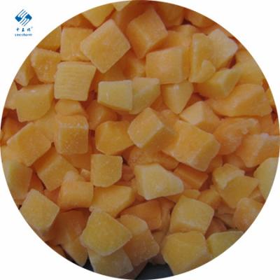 China IQF Peaches Dice Frozen Yellow Peach Organic Frozen Yellow Fruit for sale