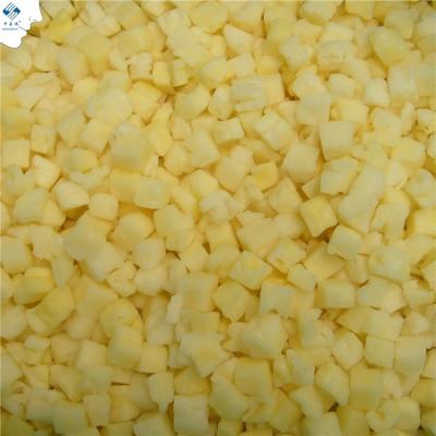 China Apple IQF FROZEN Frozen Dies Cut Apple Frozen Dies 10 x 10 mm for sale