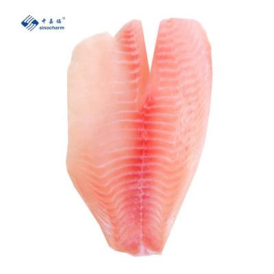 China Low Fat Frozen Fish Seafood Black Frozen Niloticus Tilapia Fillet for sale