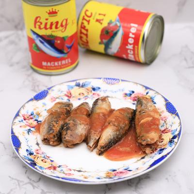 China High Quality Good Taste Canned Canned Mackerel In Tomato Sauce for sale