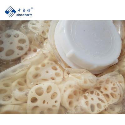 China 100% Natural Sinocharm BRC-A Approved New Culture Salted Lotus Roots Slices for sale