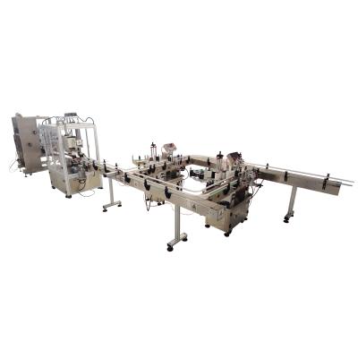 China Automatic Food Sorting 1 Splint Into 2 Filling Capping Labeling Packing Line for sale