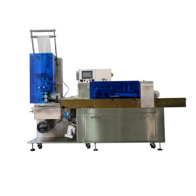 China Wet Cloth Industry Classic Servo Driven Automatic Punching Wet Cloth Slicing Towel Packing Wet Packaging Machine for sale