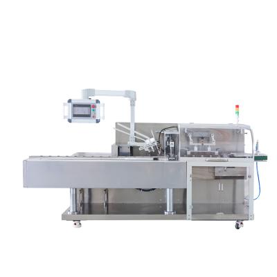 China Automatic Food Cardboard Case Box Forming Filling And Sealing Machine for sale