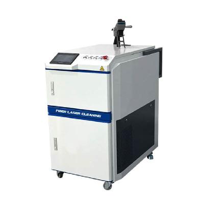 China Environmental friendly non-polluted precise positioning stainless steel fiber laser rust cleaning machine for sale