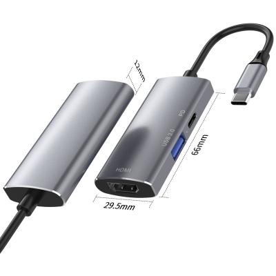 China Magnetic Usb C Adapter Type C Connector Usb 3.1 PD Fast Charging 10Gbp High Speed ​​Data Transfer For Macbook ES-01 for sale