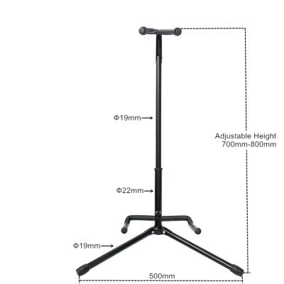 China Wholesale Light and Stable Guitar Support Accessories Vertical Folding Guitar Stand for sale