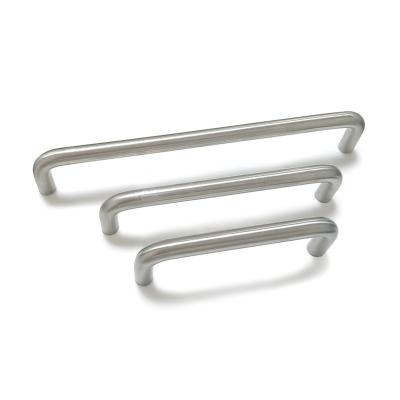 China Modern Kitchen Furniture Modern Stainless Steel Cabinet Door Drawer T Bar Pull Handles for sale