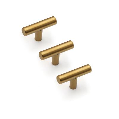 China Customized High Quality Modern Round Bar Stainless Steel Furniture Drawer Handle Cabinet Pulls for sale