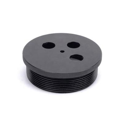 China Many Industry Custom China High Quality CNC Turning Parts Threaded Aluminum Top Cover Head Parts for sale