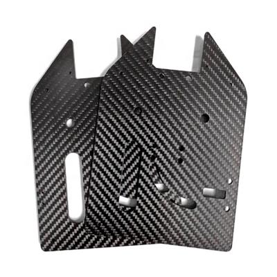 China Wholesale Custom Abrasion-Resistant Carbon Fiber CNC Machined Parts Carbon Fiber Sheet Made Parts According To Drawings for sale