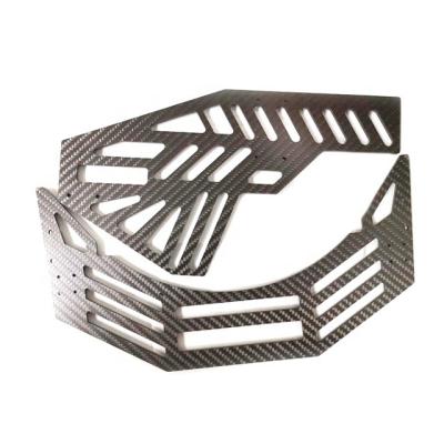 China RC Parts China Customs Service Precision Carbon Fiber Parts Carbon Fiber Cloth Sheet Made Products Spare Parts For Various Use for sale