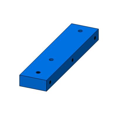 China Mechanical Cheap Price Aluminum Precision Machining Blue Anodized Aluminum Alloy Mechanical Accessories for sale