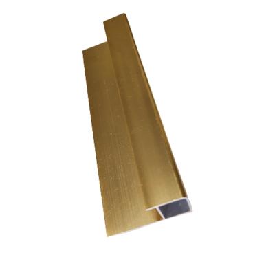 China Decorations 6063 Series Door Profiles Aluminum Alloy Strip Aluminum Alloy Edge Chamfer Free Closing Strip Square Right Angle Trim Line for sale