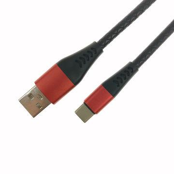 China Black TPE Type C USB data cable USB Charging Cable For Computer, Mobile Phone, Car, Tablet, Power Bank for sale