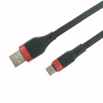 China Black Silicone Type C USB Data Cable USB Charging Cable For Computer, Mobile Phone, Car, Tablet, Power Bank for sale