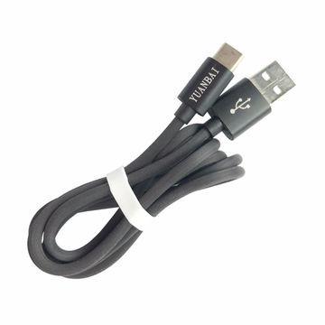 China Black TPE Type-C USB Data Cable USB Charging Cable For Computer, Mobile Phone, Tablet, Power Bank for sale